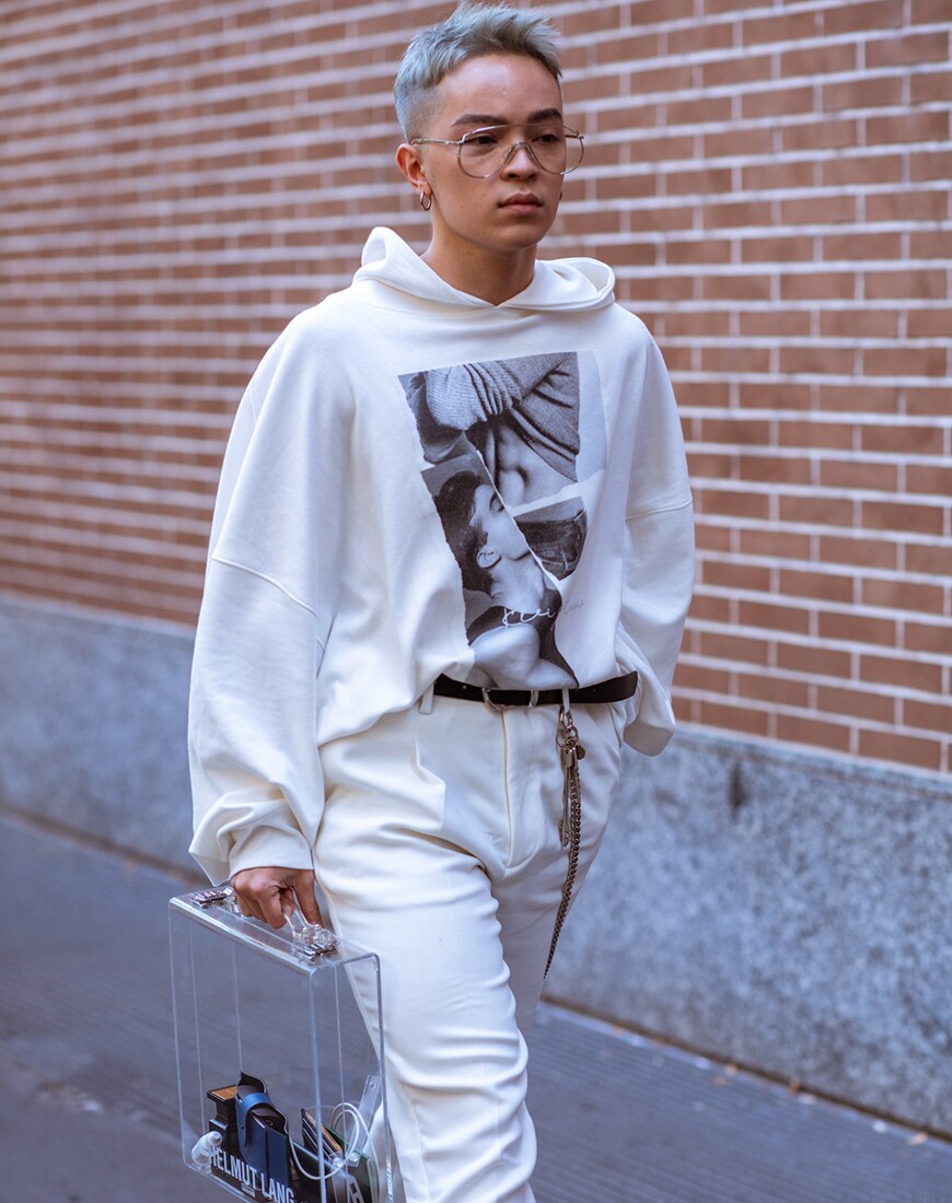 Street styler in a hoodie | ASOS Style Feed