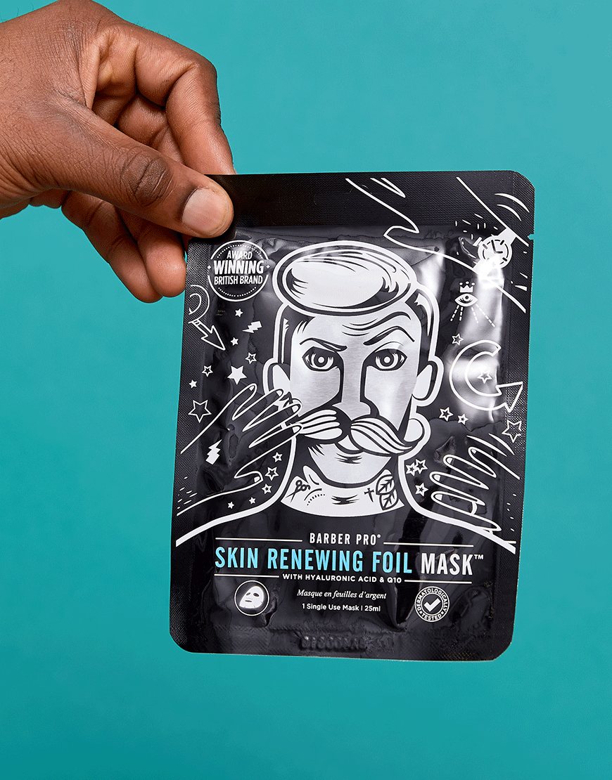 Barber PRO Skin Renewing Foil Mask | ASOS Style Feed
