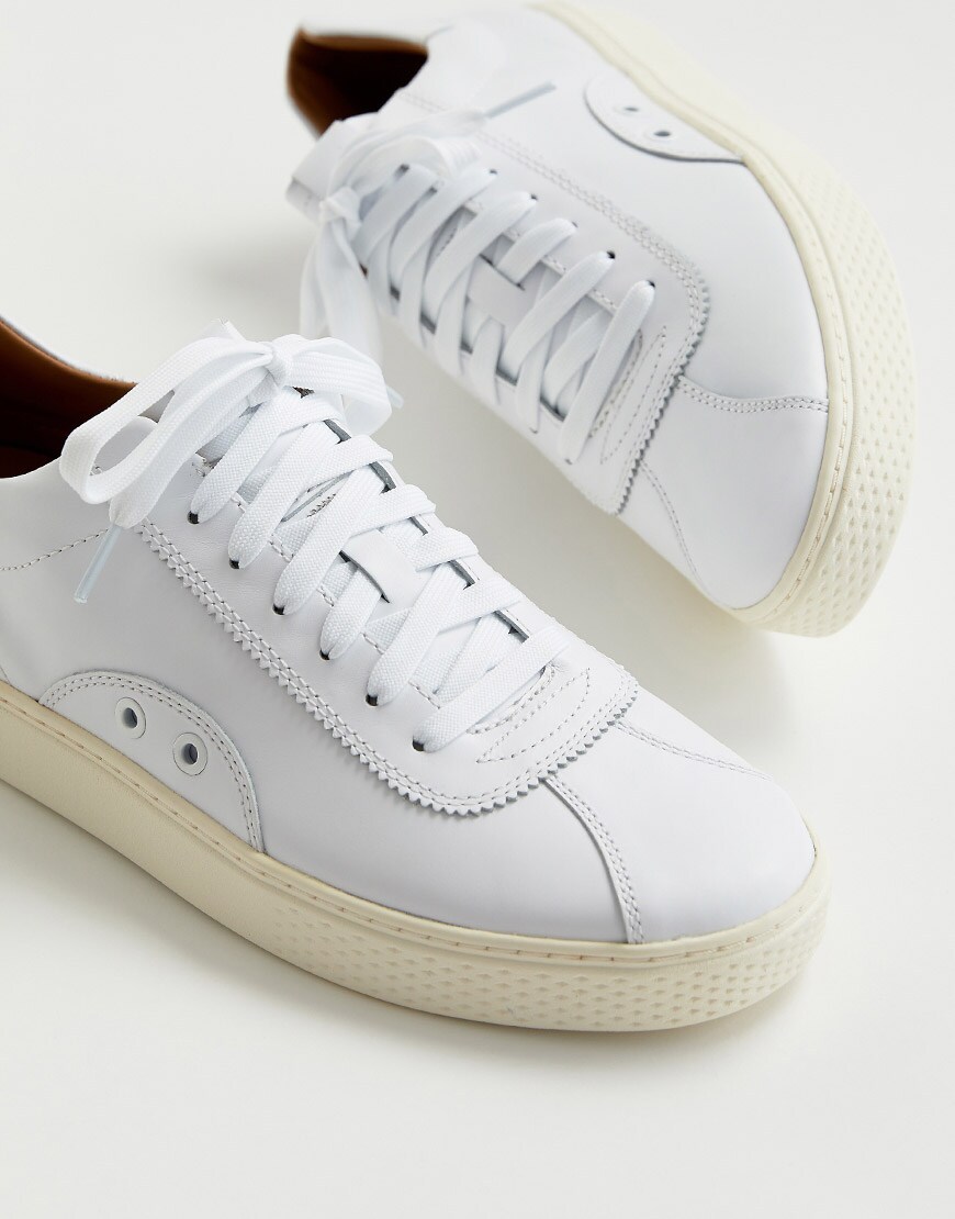 Polo Ralph Lauren Lux Leather trainers | ASOS Style Feed