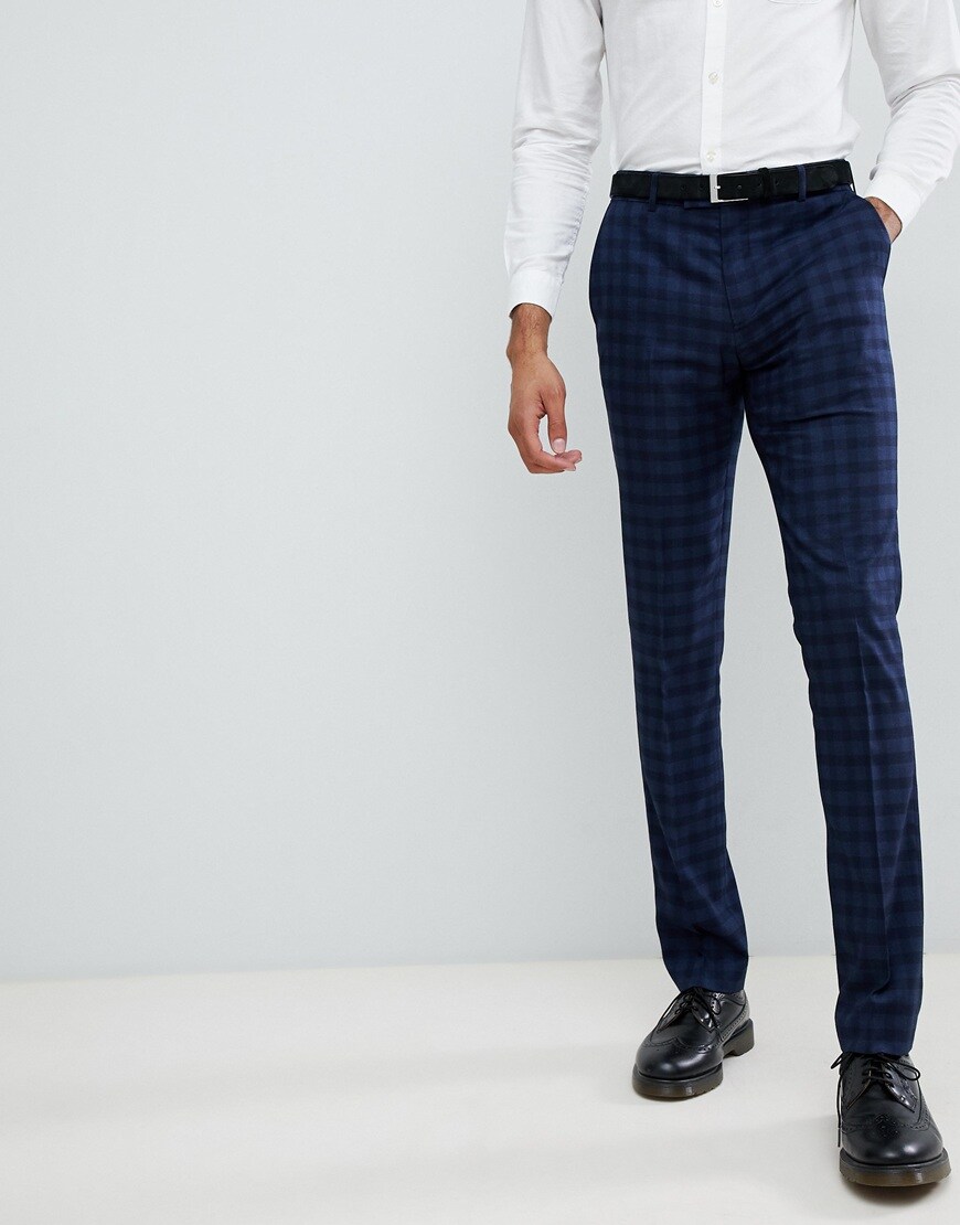 Farah Tall smart check trousers | ASOS Style Feed