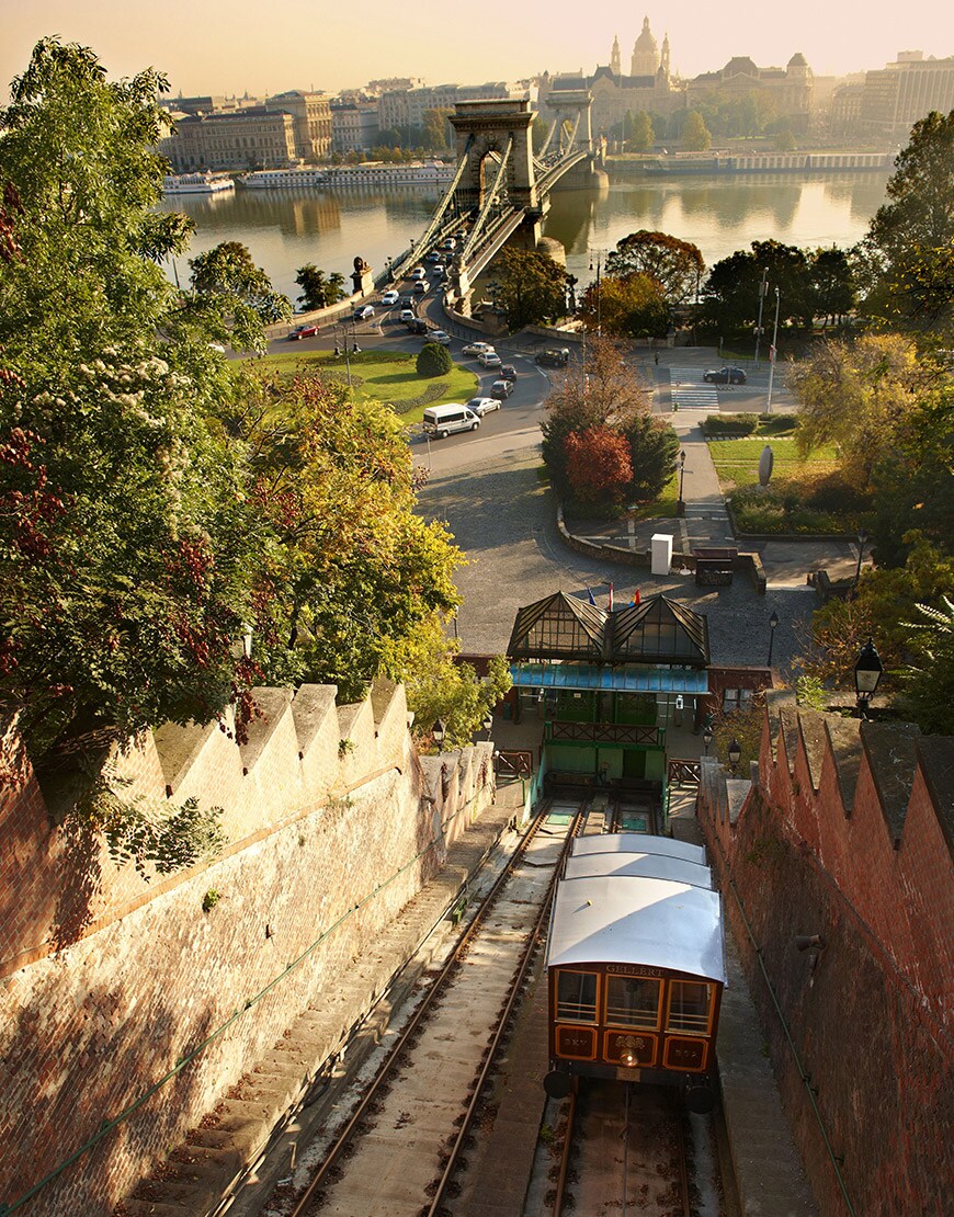 A shot of the funicular in Budapest | ASOS Style Feed