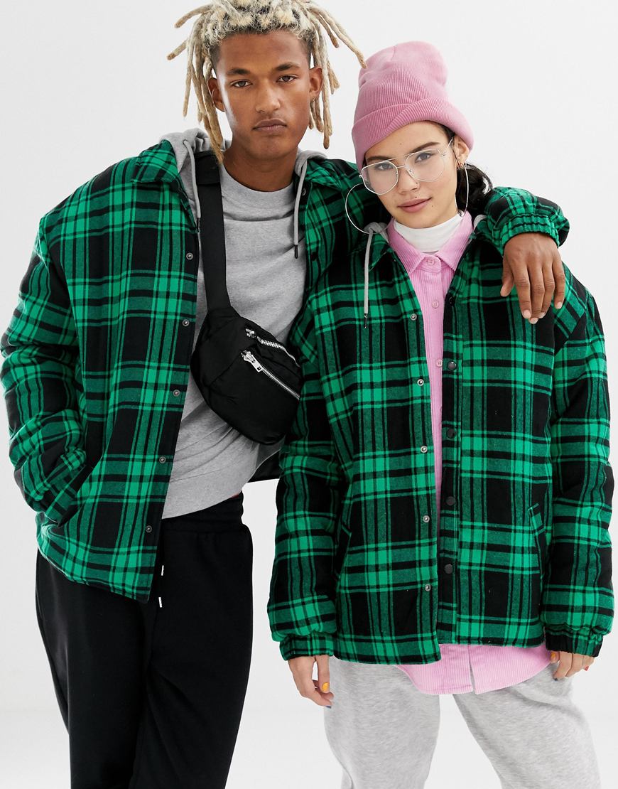 Unisex check shirts from COLLUSION, exclusively available at ASOS | ASOS Fashion & Beauty Feed