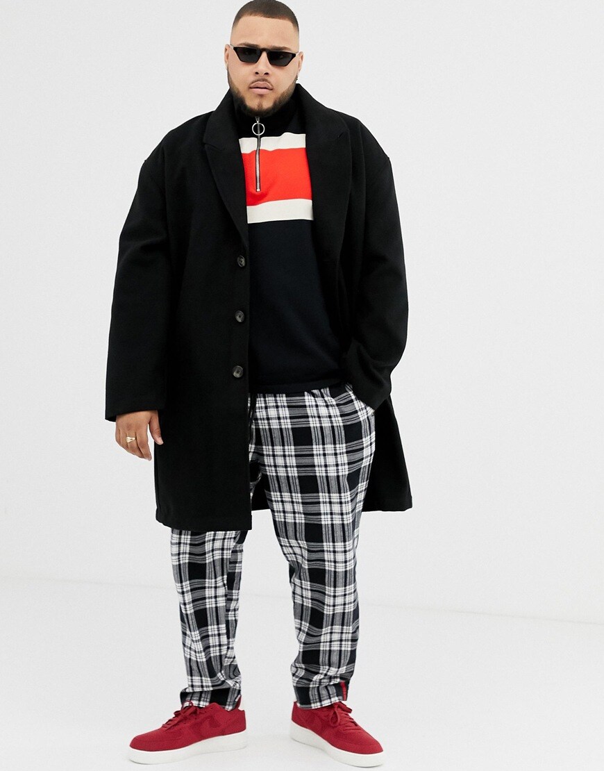A plus half-zip shirt from COLLUSION, exclusively available at ASOS | ASOS Style Feed