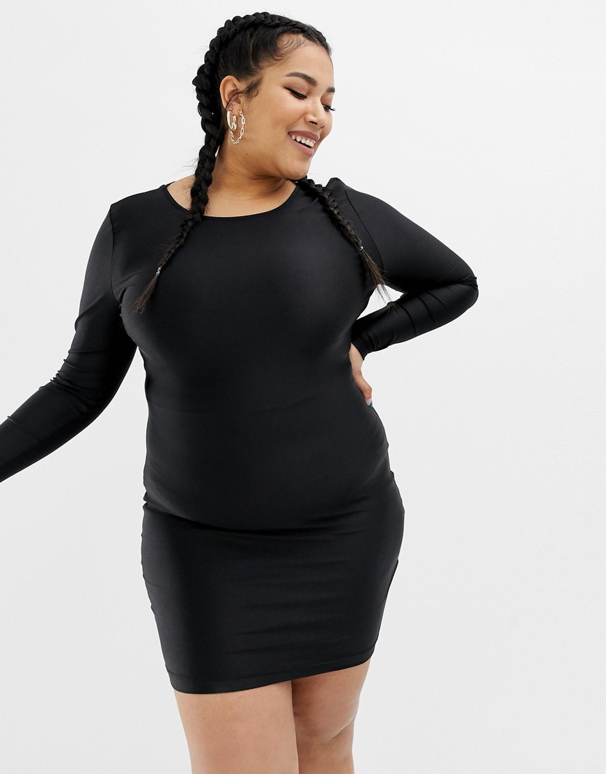 A Plus bodycon dress from COLLUSION, exclusively available at ASOS | ASOS Fashion & Beauty Feed