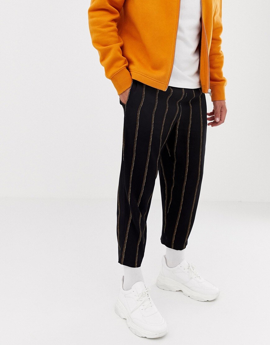 Reclaimed Vintage Inspired printed trousers | ASOS Style Feed