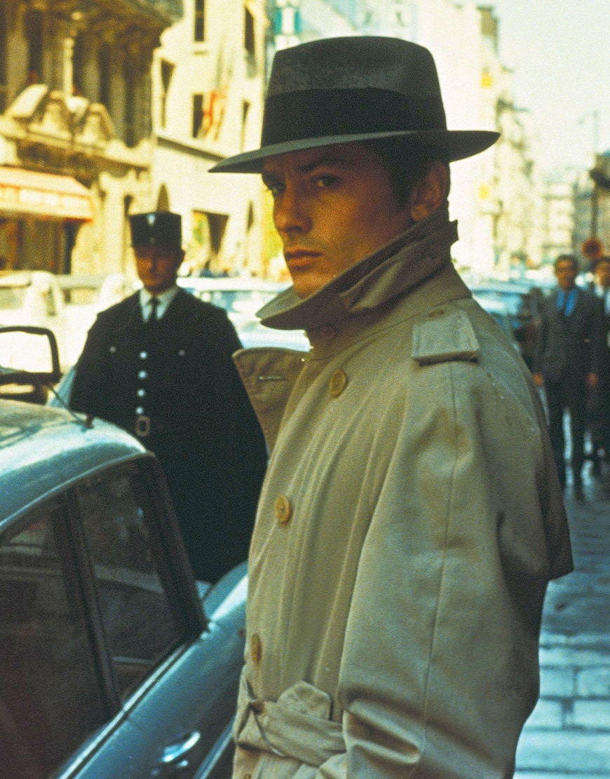 Alain Delon as Jef Costello | ASOS Style Feed