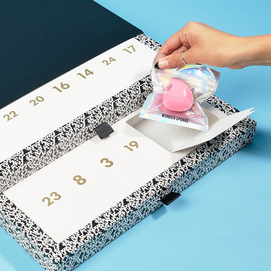 A selection of products available in the Beauty Advent Calendar available at ASOS | ASOS Style Feed