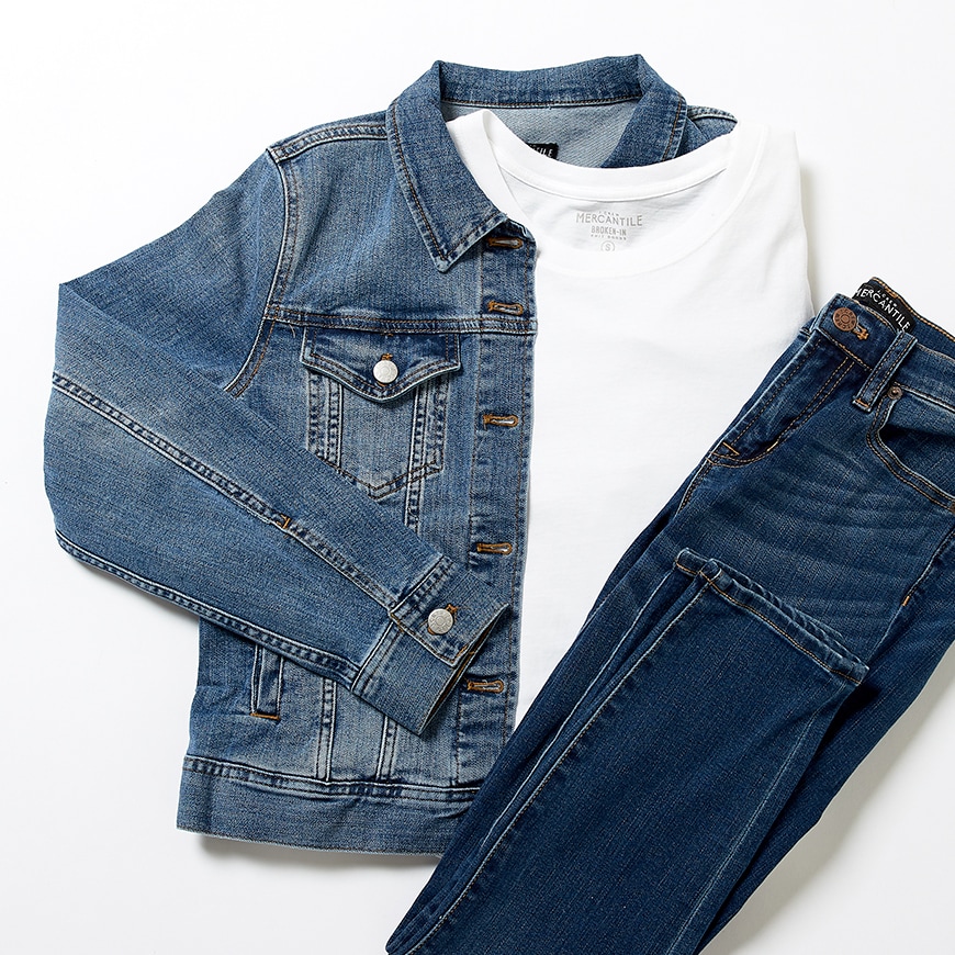 J crew mercantile hot sale denim jacket