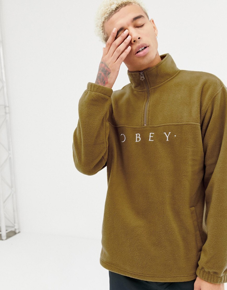 /Images/Articles/Men/2018/11/15-thurs/top 10 looks hiver/obey-mountain-sweat-shirt-en-polaire-avec-faux-col-et-fermeture-eclair-1-2-marron