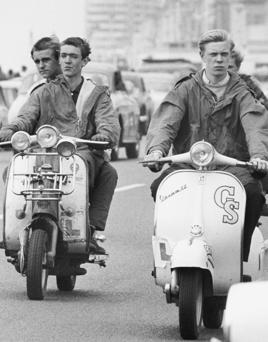 Mods riding scooters and wearing parkas | ASOS Style Feed