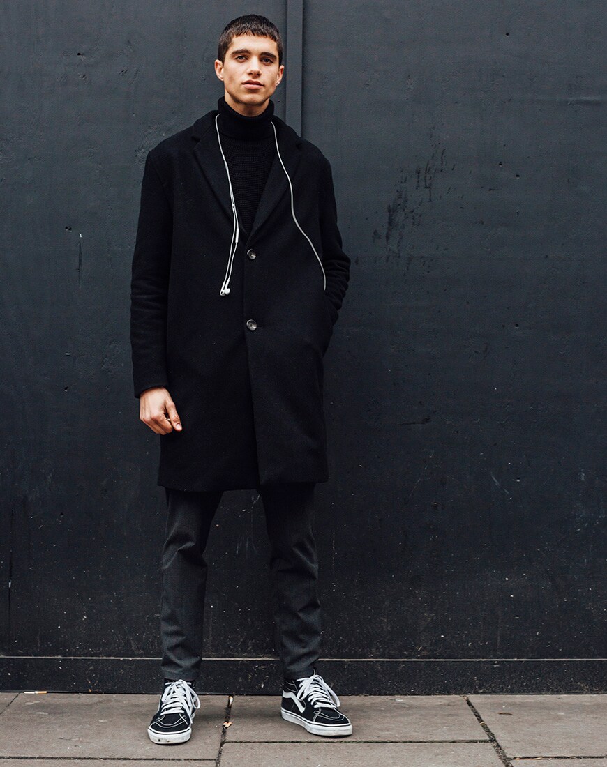 Herren Streetstyle in Schwarz