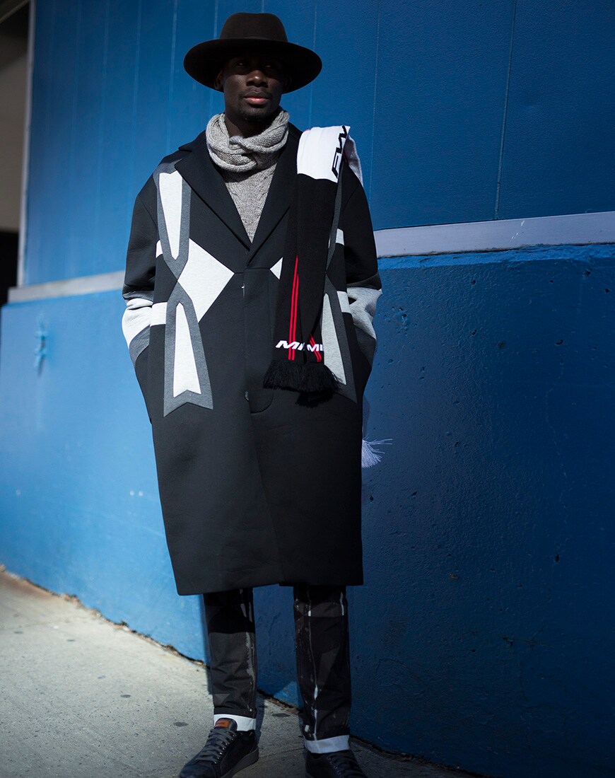 Herren Streetstyle in Schwarz