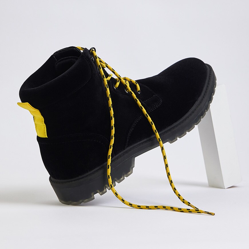 Black suede boots available at ASOS | ASOS Style Feed