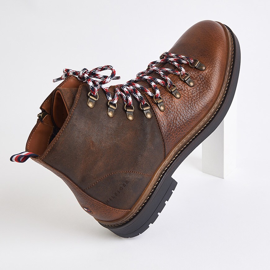 Tommy Hilfiger lace-up hiking boots available at ASOS | ASOS Style Feed
