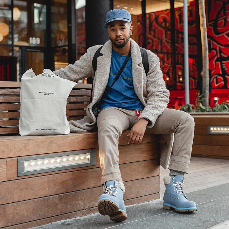 Streetstyle von asos_luce in einem Kunstfellmantel