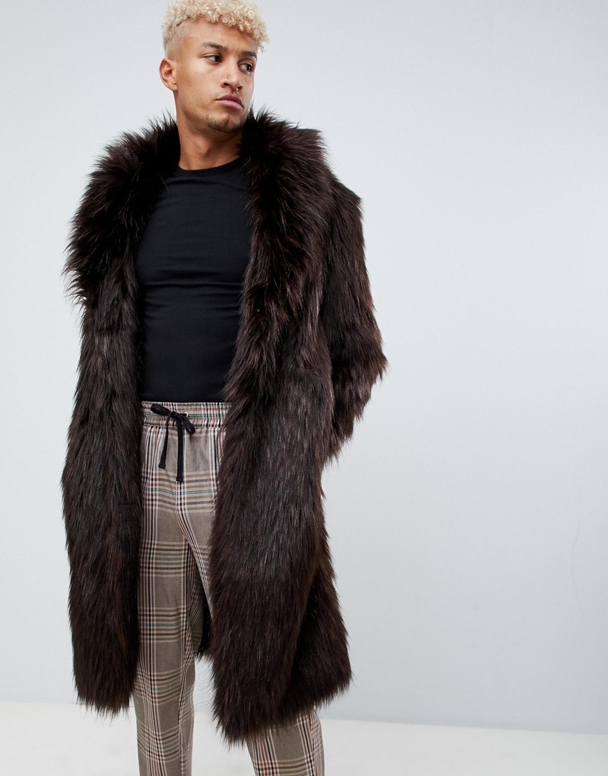 ASOS DESIGN faux-fur coat | ASOS Style Feed