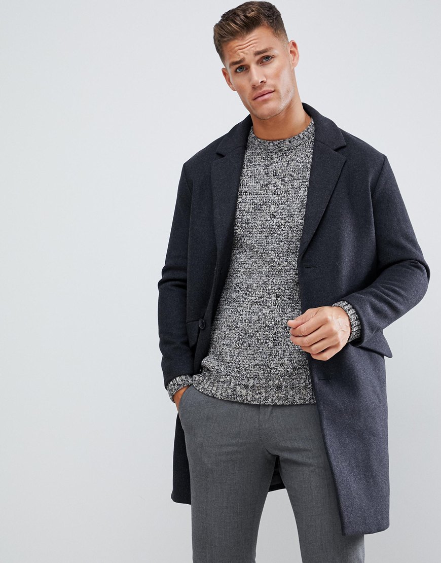 Selected Homme wool overcoat | ASOS Style Feed