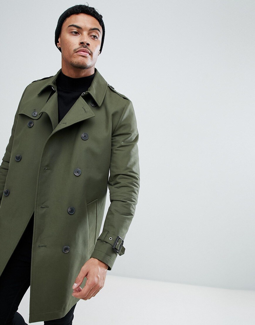ASOS DESIGN shower resistant trench coat | ASOS Style Feed