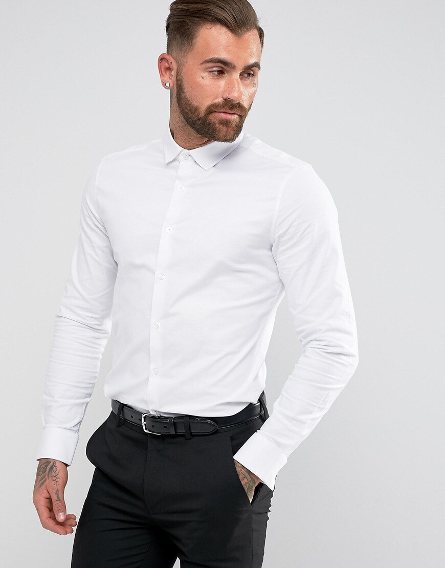 ASOS DESIGN stretch slim fit oxford shirt | ASOS Style Feed