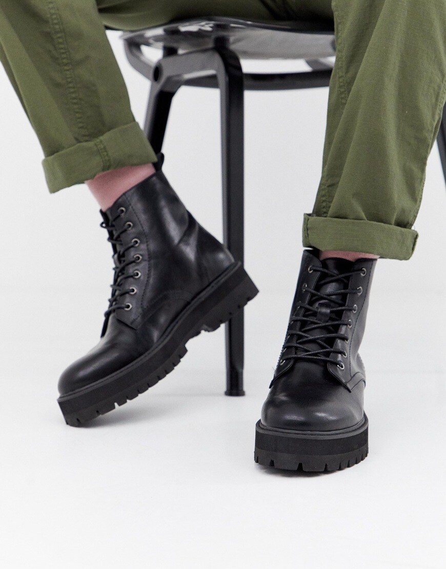 asos mens lace up boots