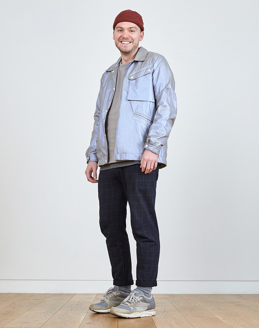 An ASOSer wearing an ASOS DESIGN utility jacket and sweatshirt, Pull&Bear joggers and Reebok trainers | ASOS Style Feed