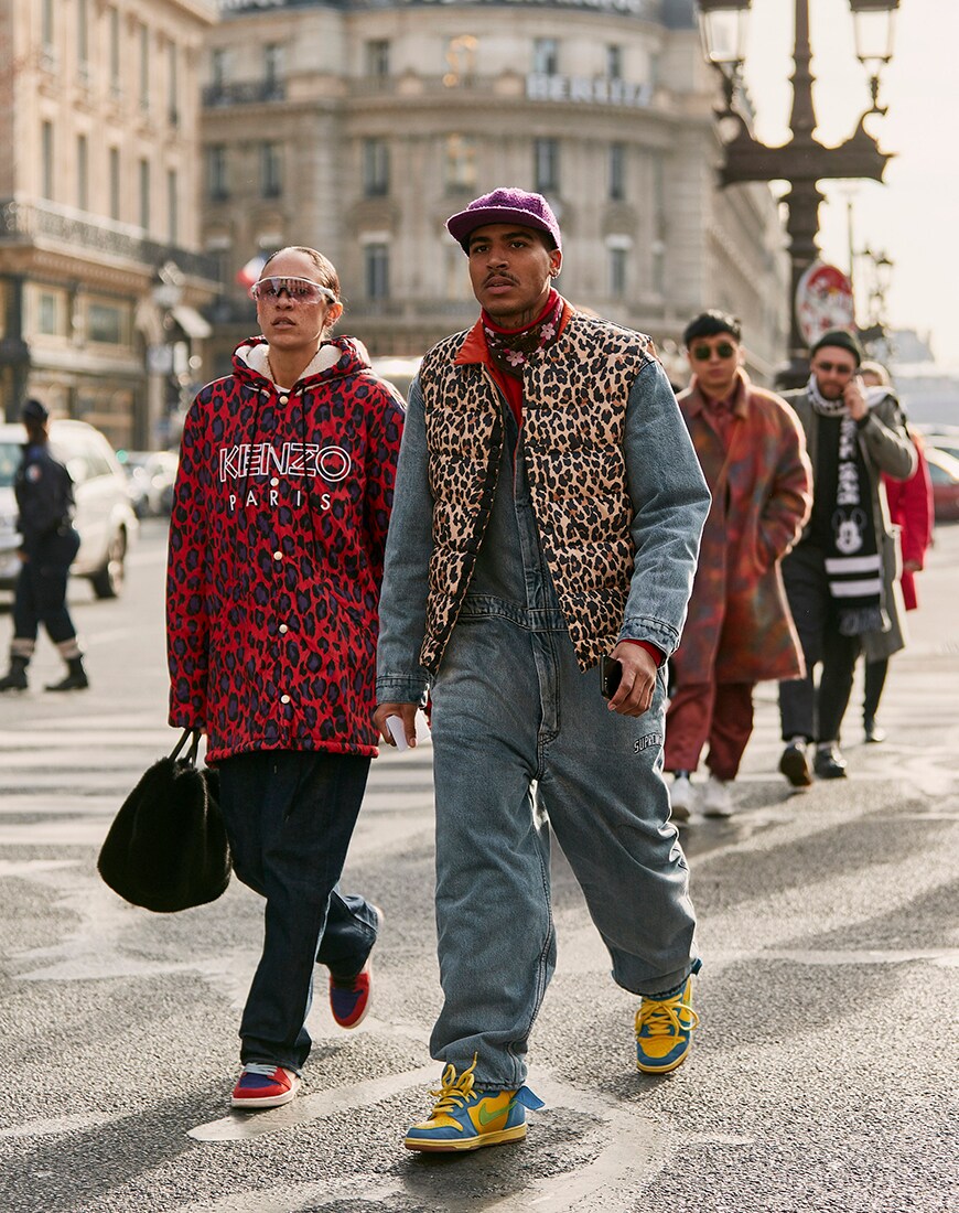 Streetstyle für Herren mit Leoparden-Print 2019