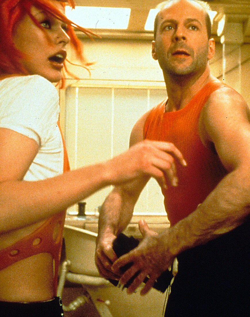 A picture from The Fifth Element film.