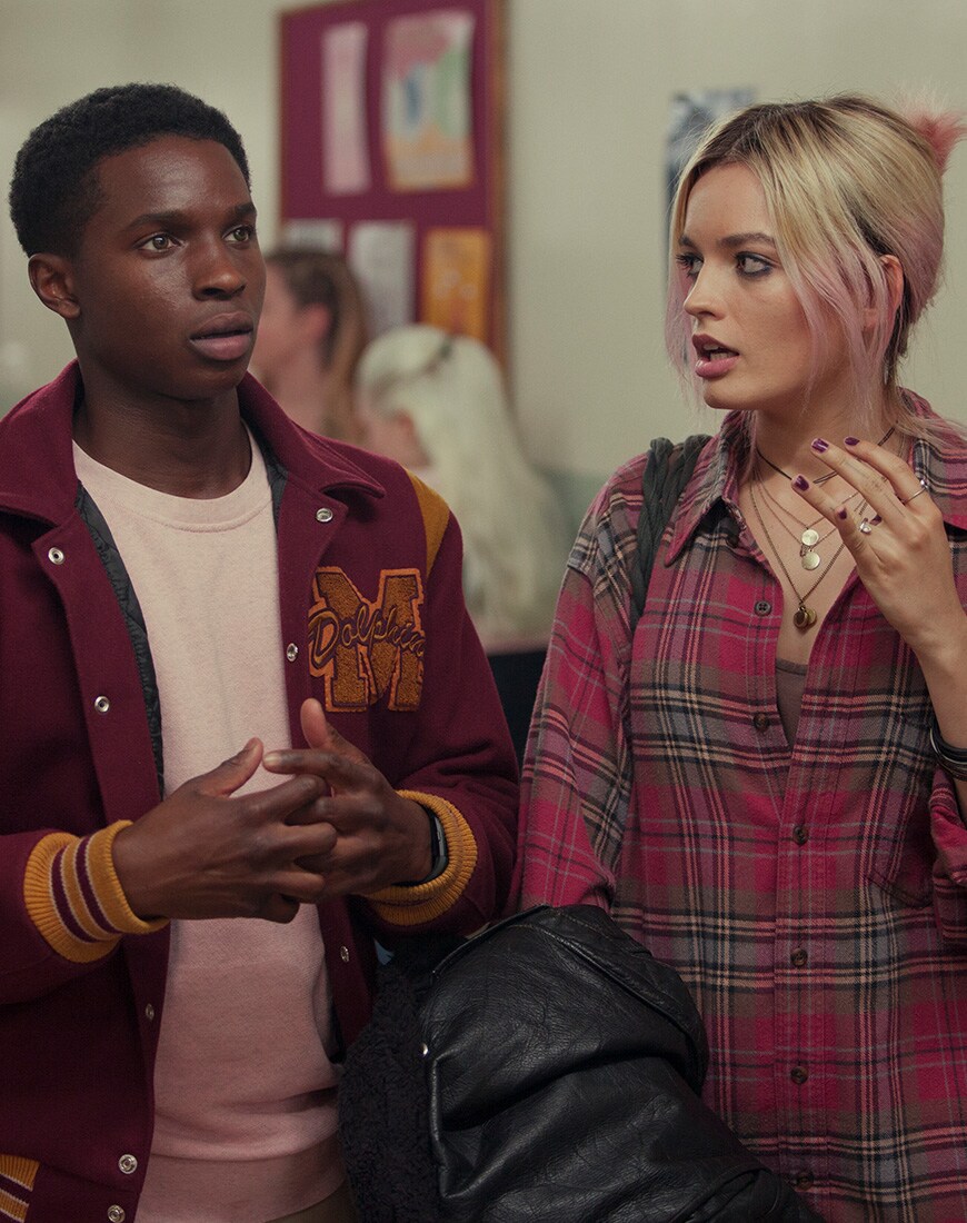 A picture of Jackson and Maeve from the Netflix show, Sex Education.