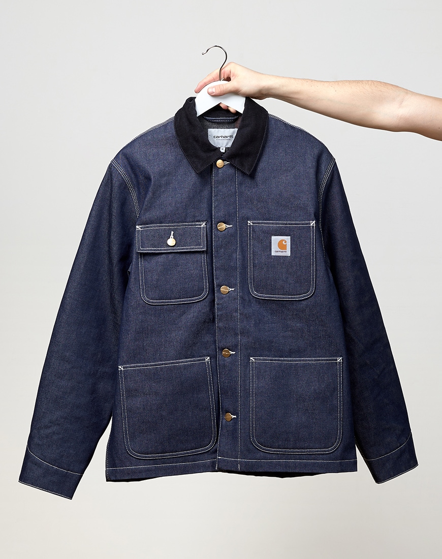 A picture of a chore jacket by Carhartt WIP. Available at ASOS.