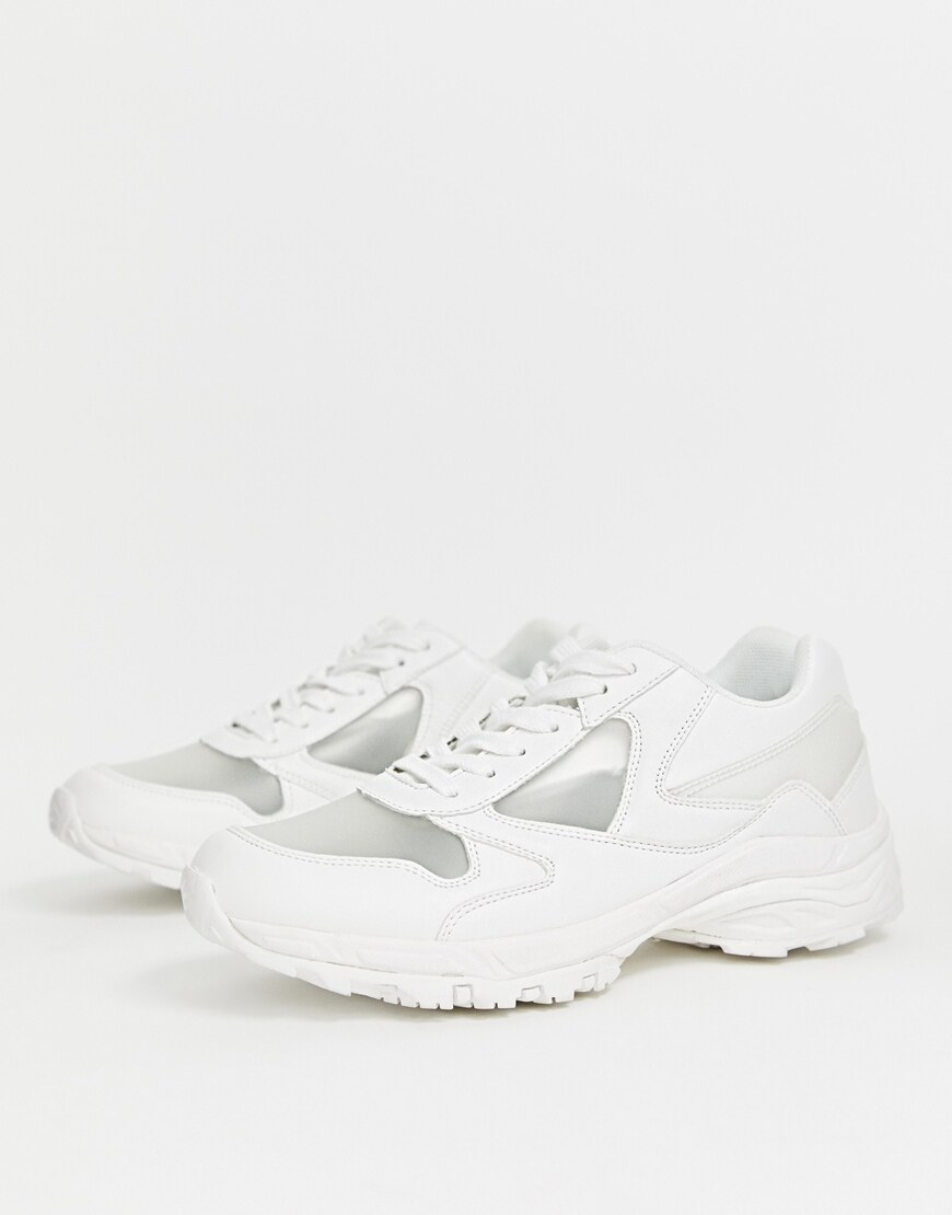 ASOS DESIGN transparent panel trainers | ASOS Style Feed