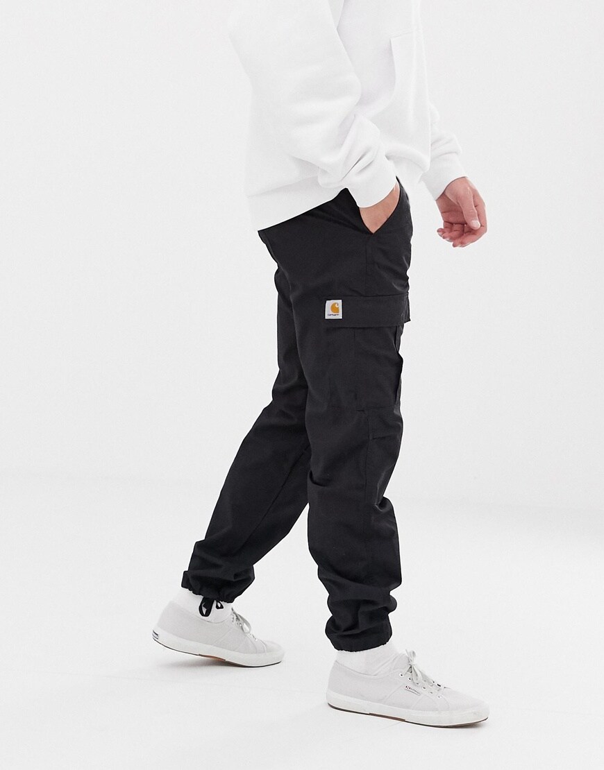 Pantalon cargo noir online homme