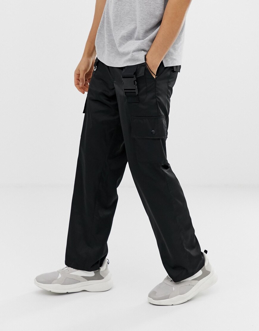 COLLUSION - Pantalon fonctionnel en nylon à nombreuses poches