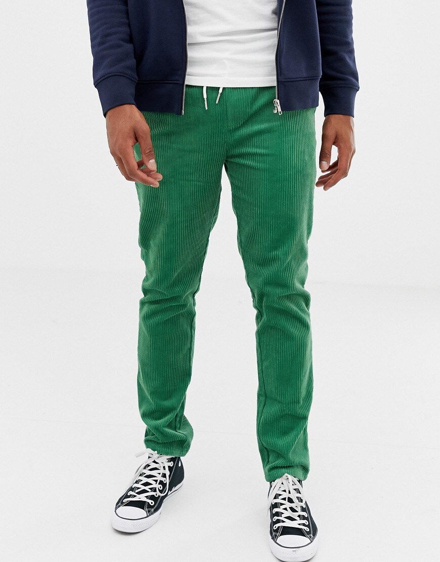 ASOS DESIGN slim fit cord trousers | ASOS Style Feed