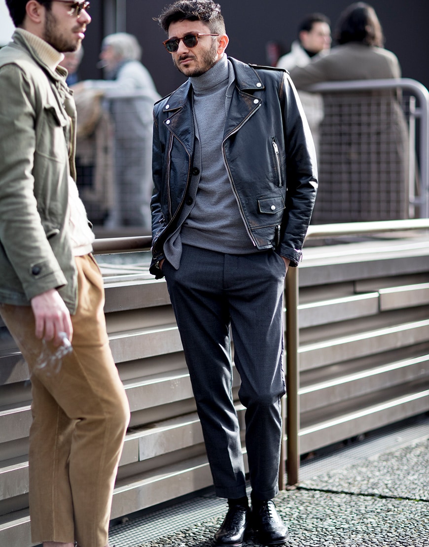 50s biker outlet look