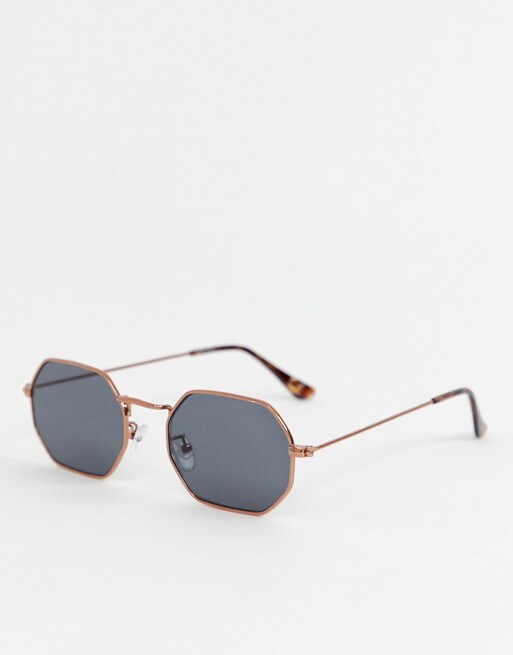 schmale, ovale Sonnenbrille, erhältlich bei ASOS