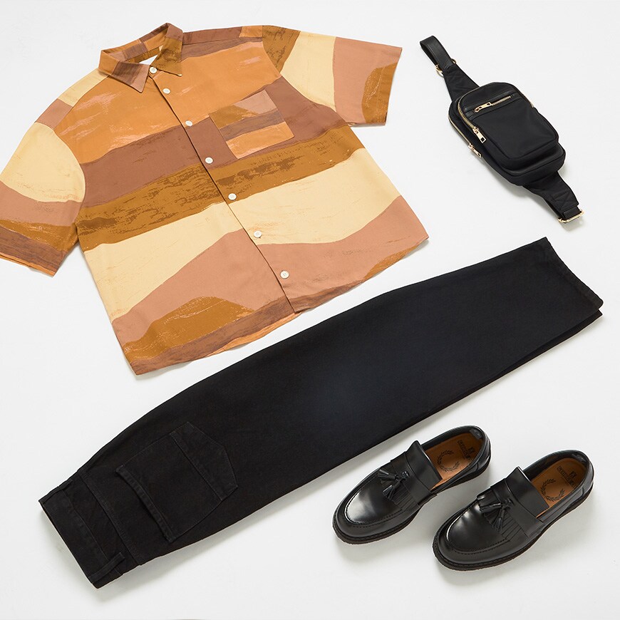 A flat lay picture of an outfit suitable for Mother's Day. Available at ASOS.