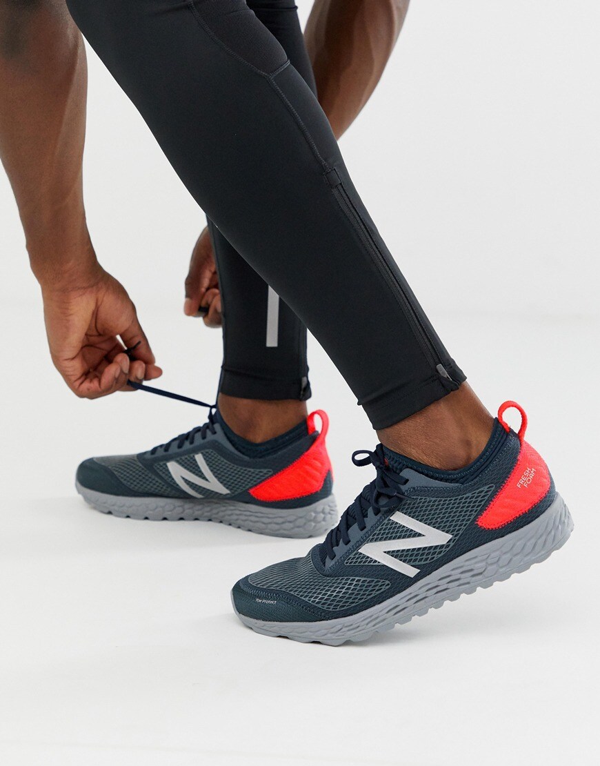 A picture of a pair of New Balance trail-running trainers. Available at ASOS.