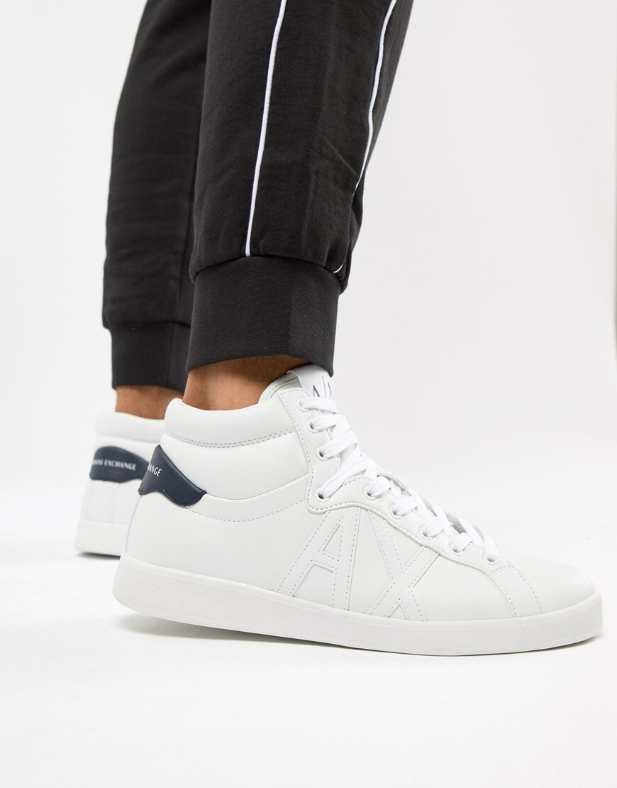 Armani Exchange high-top trainers | ASOS Style Feed