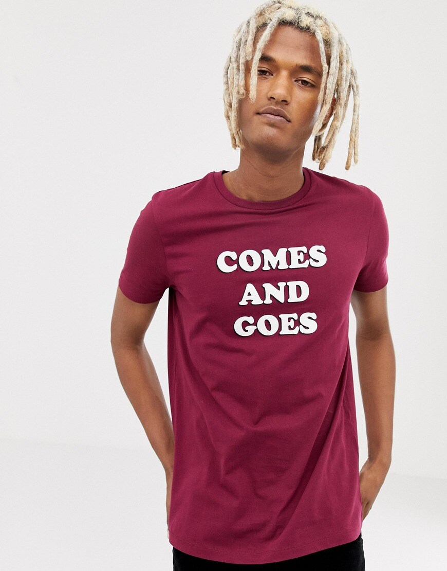 Crooked Tongues - T-shirt oversize à motif logo