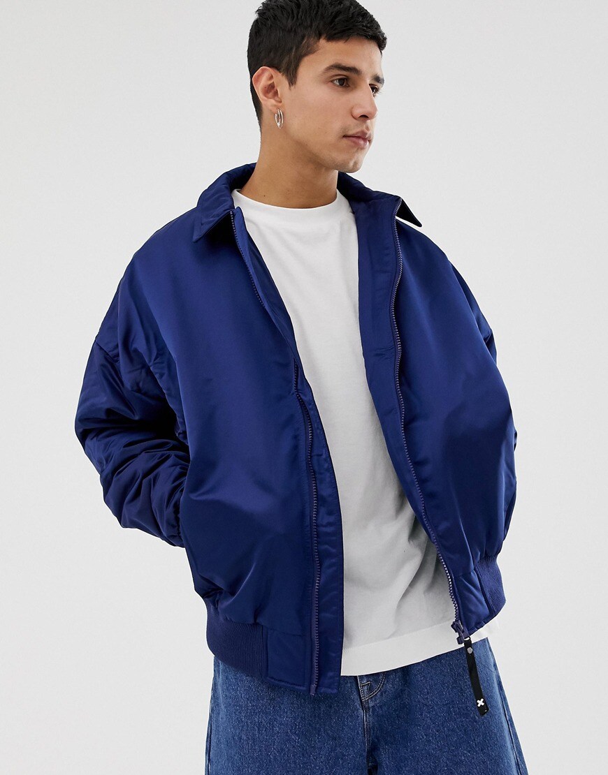 COLLUSION padded harrington jacket | ASOS Style Feed