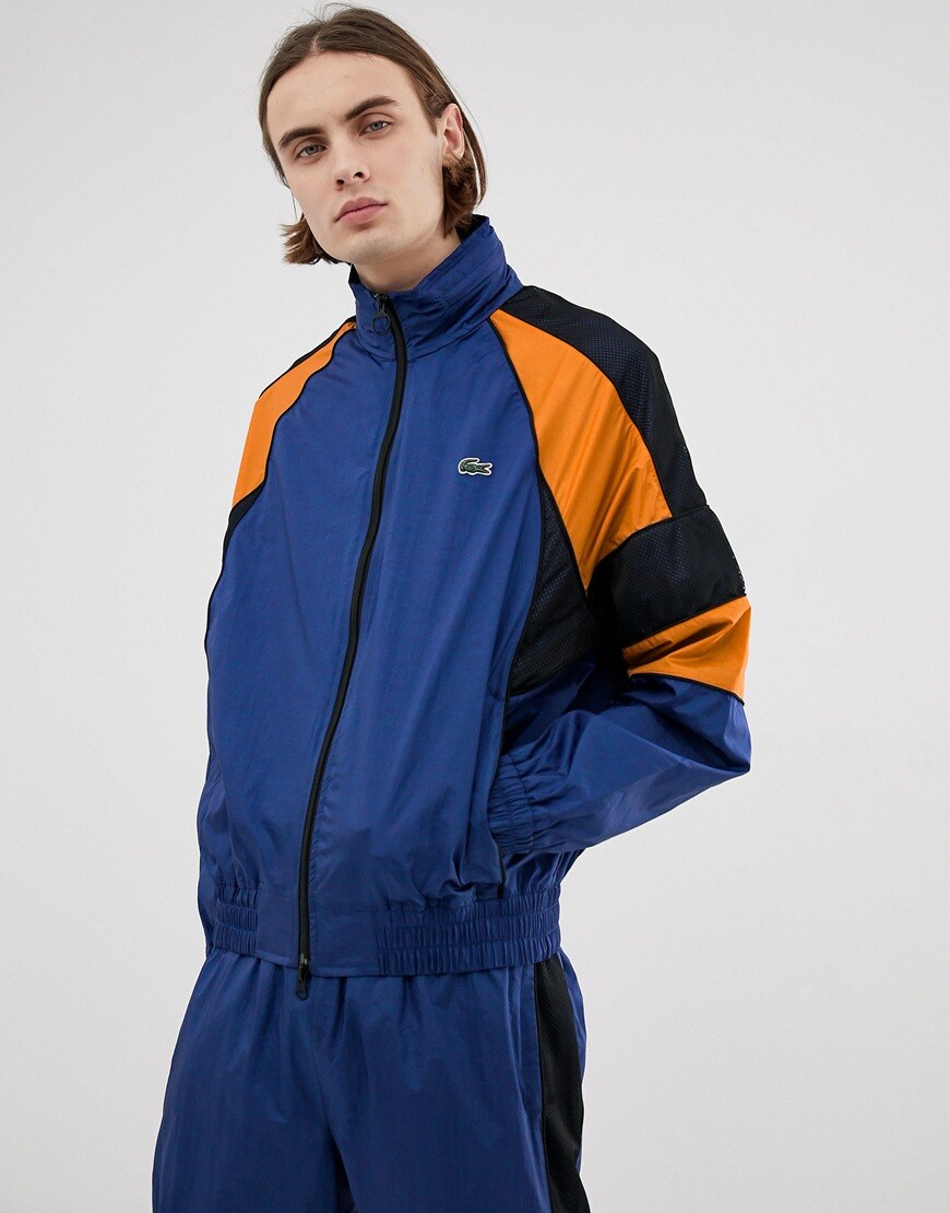 Lacoste L!VE nylon retro track jacket | ASOS Style Feed