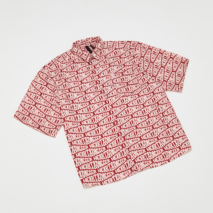 A picture of a logo print shirt by Hear & Dagger. Available on ASOS.