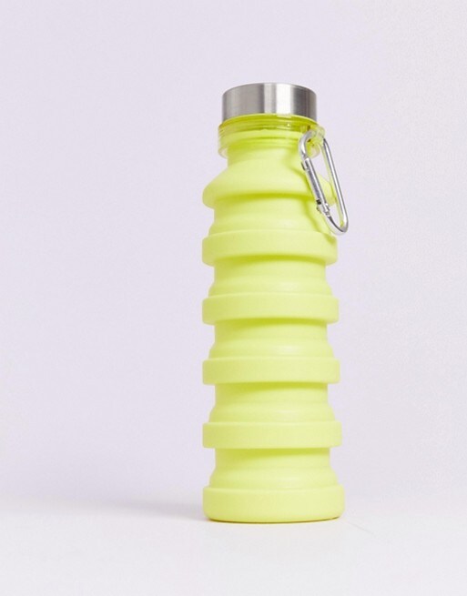 Lost – Collapsible – Trinkflasche in Limette, 470 ml, 18 € bei ASOS