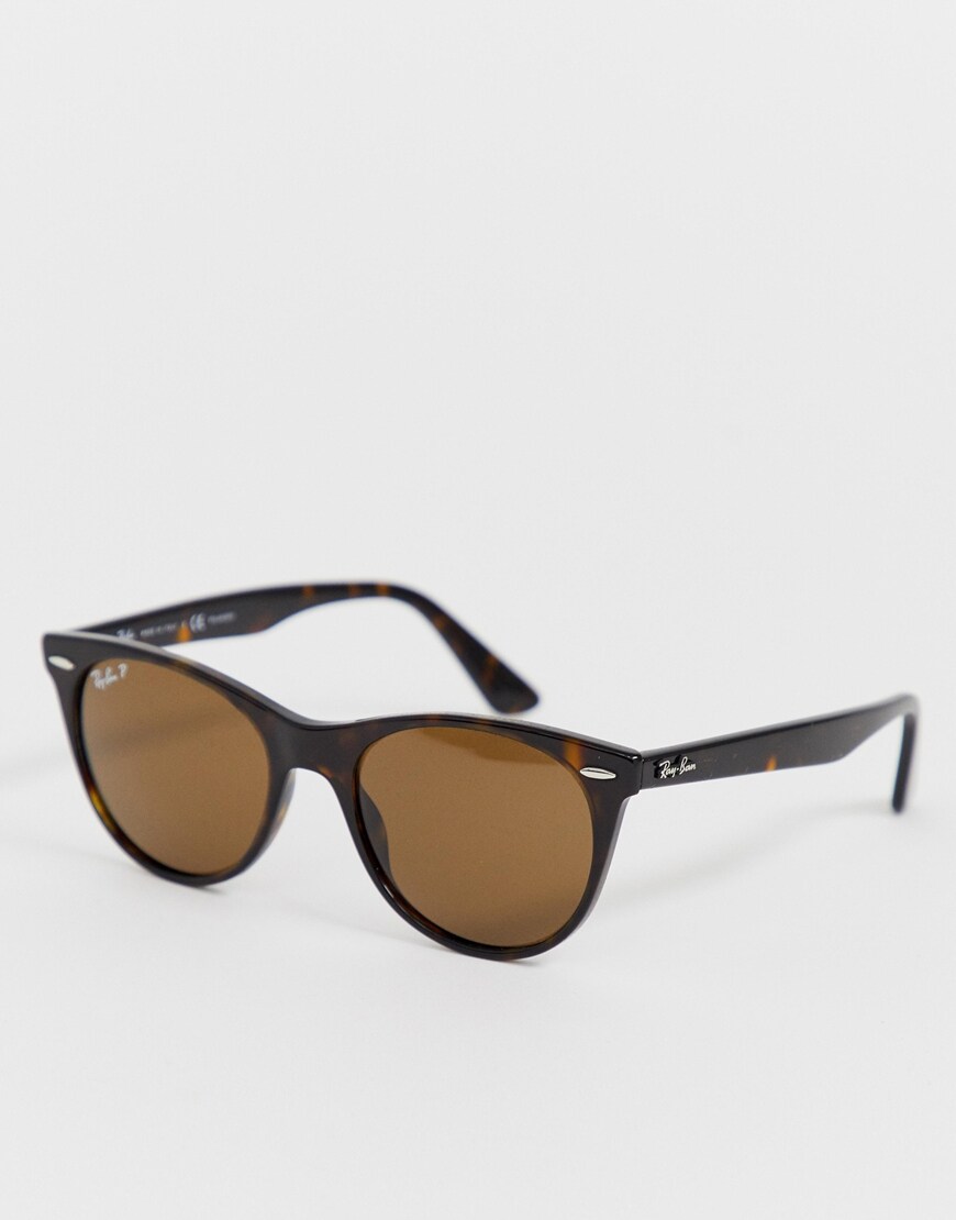 Ray-Ban polarised tortoiseshell sunglasses | ASOS Style Feed