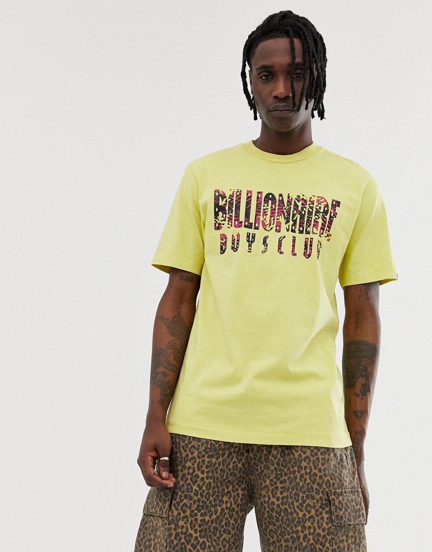 A picture of a model wearing a T-shirt by Billionaire Boys Club. Available at ASOS.