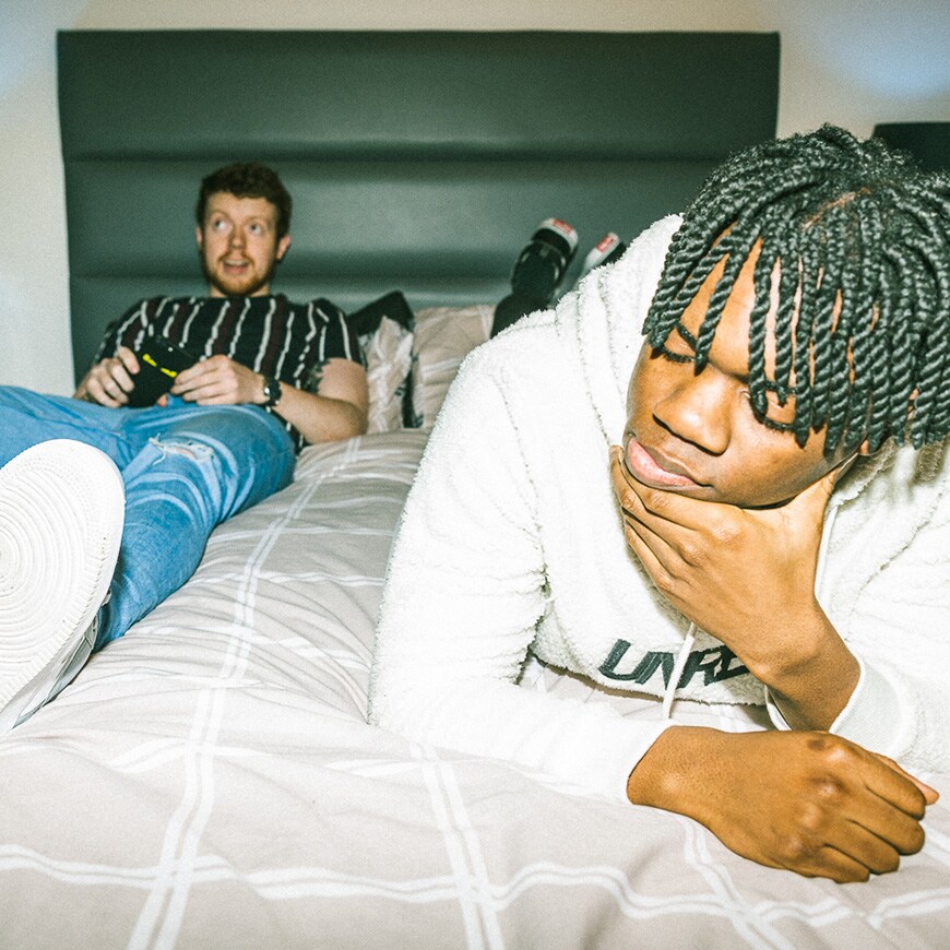 A picture of Irish hip-hop outfit, Tebi Rex.