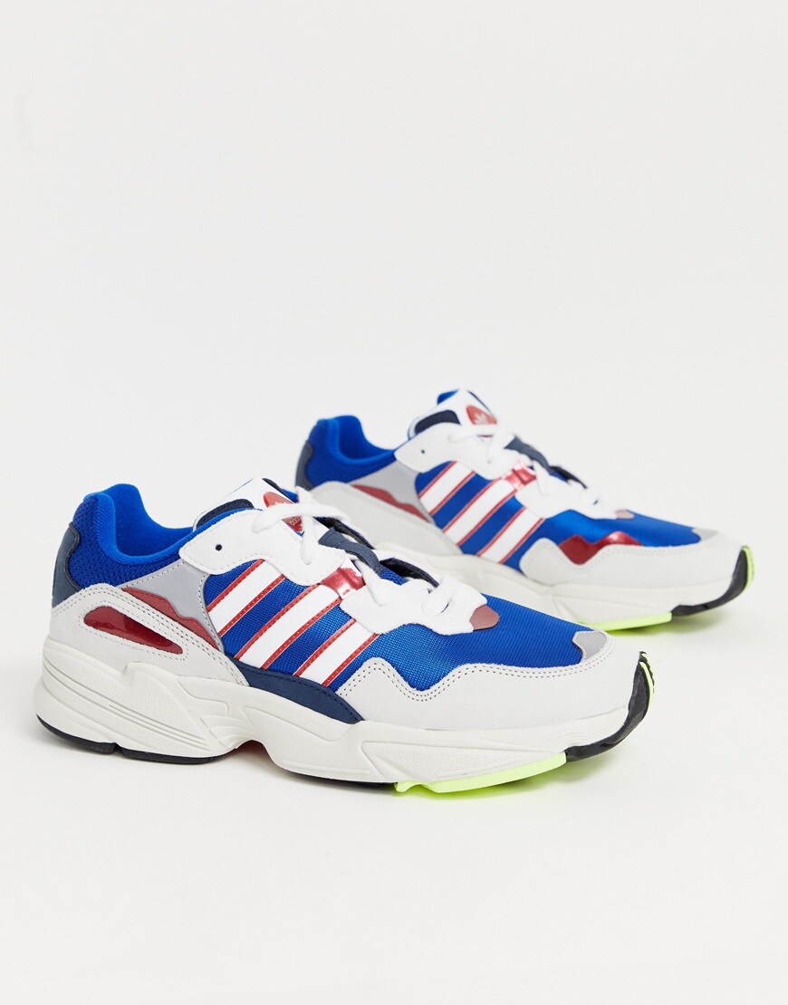 A picture of a pair of adidas Yung 1 96 trainers. Available at ASOS.