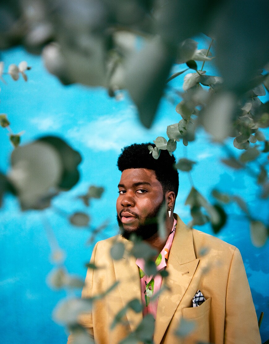 A picture of R&B star, Khalid for ASOS Magazine, available now.