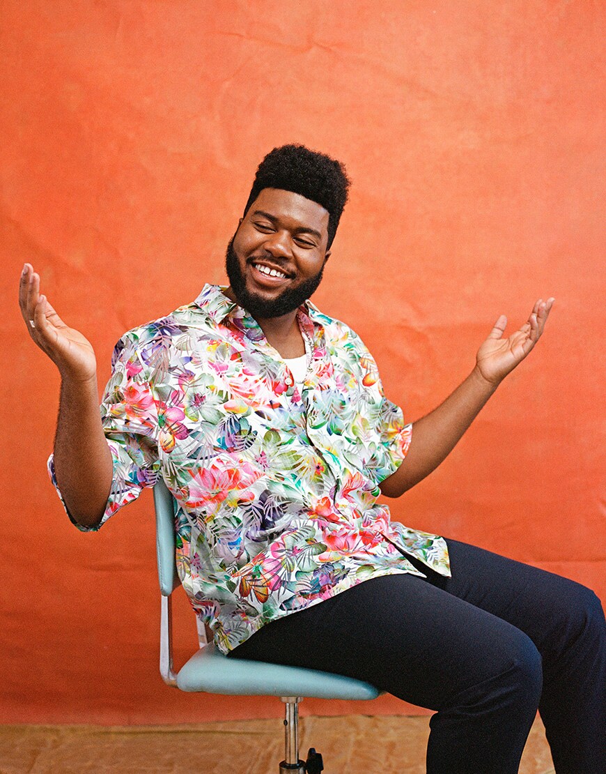 A picture of R&B star, Khalid for ASOS Magazine, available now.