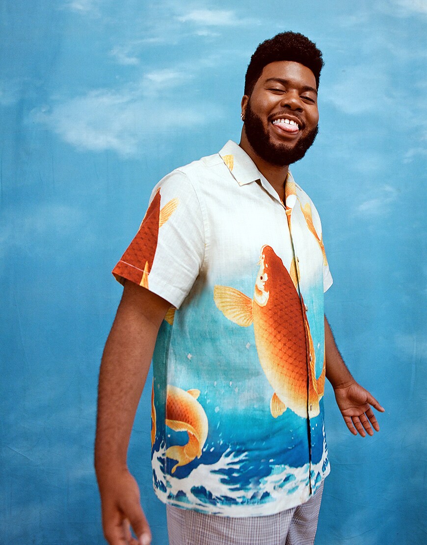 A picture of R&B star, Khalid for ASOS Magazine, available now.